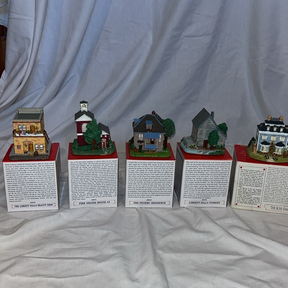 Liberty fall lot of 5 the Americana collection depicting old western community - Picture 13 of 15